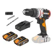 WORX 20V SDS Brushless 2 x 2.0Ah 60Nm Hammer Drill Kit WX354