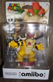 Nintendo Amiibo Super Mario Series Bowser MINT L@@K Party 10 Wii U 3DS Reader ~