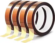 Heat Tape 4 Rolls Adhesive Transfer Tape High Temperature Resistant Tape for Heat Transfer (10mm x 16m)