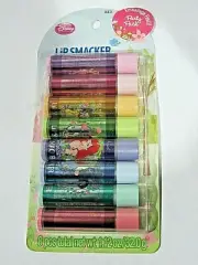 Disney Princess Lip Smacker Lip Balm Party Pack Variety 8 Pack Metallic Label
