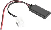 Bluetooth Adapter Wireless Bluetooth o Music MP3 AUX Connect to 12 Pin Connector On Radio Back Combine Phone Or Tablet with Bluetooth Module Play Music Through Car Speakers