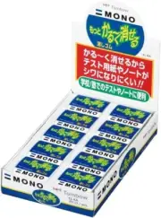 Tombow Pencil Eraser MONO Erasable Easily (Easy to erase so notes won't wri