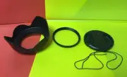 FLOWER HOOD+UV FILTER+LENS CAP to Panasonic Lumix DMC-FZ200 FZ300 FZ150 FZ100