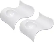 Mikinona 2pcs Elegant Ceramic Egg Cup Holders Egg Organizer for Home Restaurant Use for Safe Storage and Display