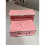 超可愛粉色 HELLO KITTY 美甲架(帶抽屜)