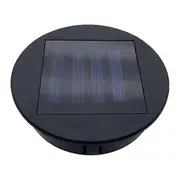 2 Pack Solar Lights Replacement Top for Lanterns, Waterproof Round Solar Lanterns Replacement Accessories(3.15 Inch) As Shown
