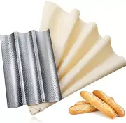 Bread Baking Kit Nonstick Perforated Pan Dough Couche French Bread Loaf Mold