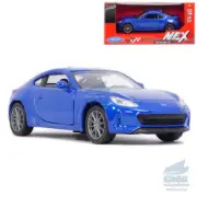 1:36 Subaru BRZ Model Car Alloy Diecast Toy Vehicle Kids Gift Pull Back Blue