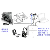 在飛比找蝦皮購物優惠-9成新原廠福利品 Plantronics HL10 電話座機