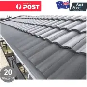 50 meters 500mm Wide Aluminium Gutter Guard KIT Includes Fittings for Tile Roof