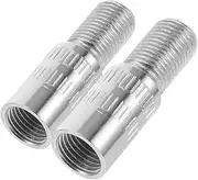 HEALEEP 2Pcs Tire Valve Stem Extensions Valve Cap Extender for Car Truck Motorcycle Bicycle Easy Installation Attachments