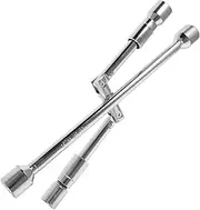 CANIGHT Heavy Duty 4-way Cross Wrench Lug Wrench for Removal Chrome-vanadium Steel Car Tool
