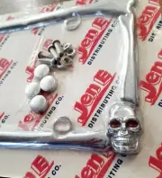 Chromed Aluminium License Frame To Suit USA Sized Number Plates Hot Rat Rod