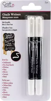 Craft Decor CD961A Chalk Writer (2 Pack), White