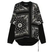 [MASTERMIND] Boxy Bandana Layered Tee