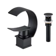 CASAINC Bathroom Faucet High Arc Single-Handle Waterfall with Spotless Finish