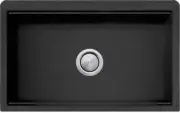 Oliveri Santorini Farmhouse Undermount Sink Black ST-BL1584U