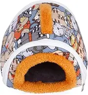 FONDOTIN Detachable Cavy House Pet Nest Creative Hamster Bed Warm and Breathable Material Pet