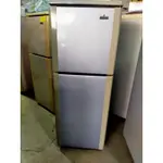 台中市南區德富二手家電--聲寶140公升雙門小冰箱--4000元