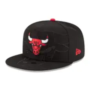 New Era 9Fifty Snapback Kids Cap - SPILL Chicago Bulls Black Child - (52-54cm)