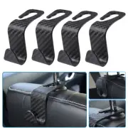 4Pcs Car Seat Back Headrest Hooks Hanger Holder Hook for Cloth Grocery Bag Purse (for: Peugeot)