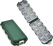 Toddmomy 2 Pcs Fishing Tackle Storage Boxes Organizer for Lures Baits and Hooks Portable Design for Easy Carrying Fishing Backpack Vest Pocket