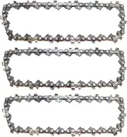 Gewxgzo 4 Inch Mini Chainsaw Chain Fit for Sthil GTA 26 Blade Pruner 1/4" Mini-pitch .043 Gauge 28 Drive Link Portable Cordless Electric Chainsaw Chain for Wood Branch Pruning Trimming Cutting(3 Pack)