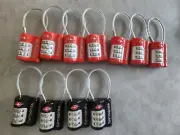 Samsonite 3 Dial Combination Lock luggage padlock Lot of 11