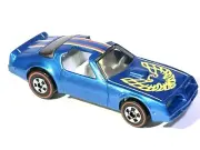 ⬜️￼ CUSTOM MADE Hot Wheels Hot Bird - Metallic Blue Redline HOTBIRD