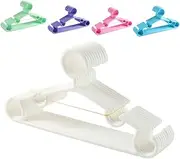 OKUMEYR 50pcs Hangers Clothes Hangers for Closet Space Saving Coat for Nursery and Bedroom