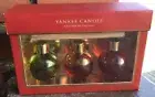 Yankee Candle Ornament Reed Diffuser Set Mistletoe*Xmas Cookie*Home For Holidays