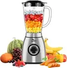 Blender Smoothie Food Processor Smoothie Blender Juicer Shakes 1.8L Mixer 5Speed