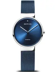 Bering 14531-309 Blue Dial Silver Stainless Steel Womens Watch