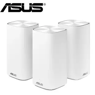 ASUS 華碩 ZENWIFI AC CD6 AC1500 AiMesh 雙頻網狀無線路由器(三入組)