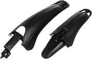 2Pcs Bike Mud Guard Front Rear Cycling Mudguards for Mountain Bikes Easy to Install Durable Synthetic Mud Protection Angle