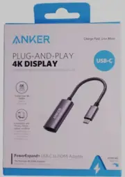 Anker PowerExpand+ USB-C to HDMI Adapter Plug-and-Play 4K Display Output Cable