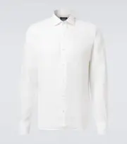 [Thom Sweeney] Thom Sweeney Linen shirt UK 16 white
