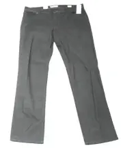 $198 New BRAX CADIZ Casual Pant Men's 42x34 Gray Straight Leg 2 Tone Stretch 42
