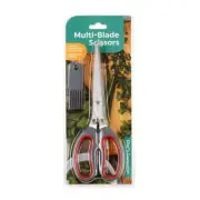 Multi Blade Edge Herb Dicing Stainless Steel Scissors Shears w/ Cleaning Comb