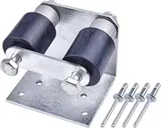 YBD336 13-04401M001 Lower Roller Bracket Kit with Rollers and Hardware Fit for Peterbilt 379, Right