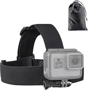 Haoyou Headband Holder, Compatible with Gopro Hero 10/9/8/7/6/5/4/3+/3/Session/Hero 2018/Akaso/DJI Osmo and More Action Cameras