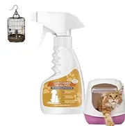 Pet Cage Odor Eliminator,120ml Crate & Cage Cleaner | Animal Cage Cleaner, Long Lasting Cage Cleaner, Refreshing Deodorizing Spray Pet Supplies for Pets, Home, Cages