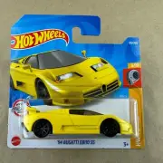 2022 Hot Wheels 94 Bugatti EB110 SS Yellow 65/250 1:64 Diecast Car Short Card