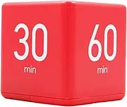 Timer Kitchen Timer Intelligent Timer for Precise Timing Professional Students Learn Childrens Kitchen Timers. ABS Cube, red