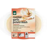 Woolworths Roasted Garlic Mash 475g
