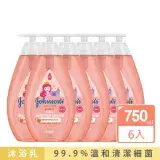 在飛比找遠傳friDay購物精選優惠-【Johnsons 嬌生】嬰兒蜜桃水嫩沐浴露750mlx6(