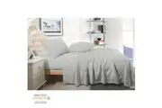 Ultra Soft Cashmere Touch Micro Flannelette Sheet Set Silver by Shangri La