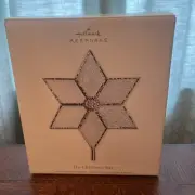 Hallmark "The Christmas Star" Stained Glass Tree Topper, 2011, New In Box