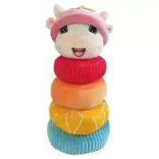 DIY Stacking Ring Toy Soft Plush Disassembled Tumbler Baby Sensory Learning Gift