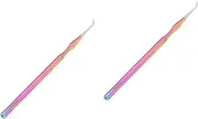 Baluue 2pcs Professional Eyelash Lifter Tools Eyelashes Separating Stick for Grafting and Root Lifting